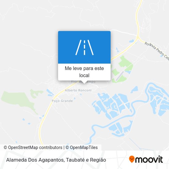 Alameda Dos Agapantos mapa