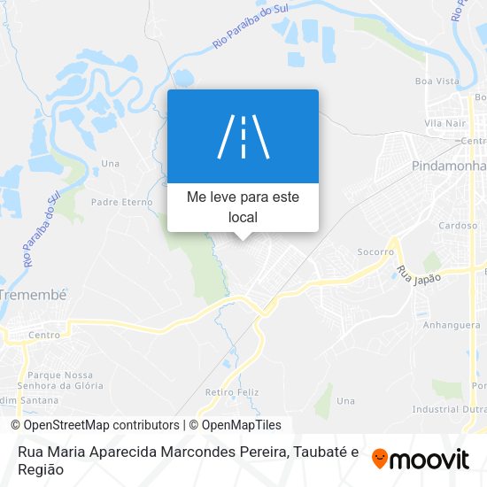 Rua Maria Aparecida Marcondes Pereira mapa