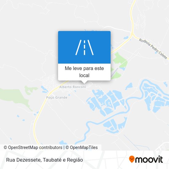 Rua Dezessete mapa