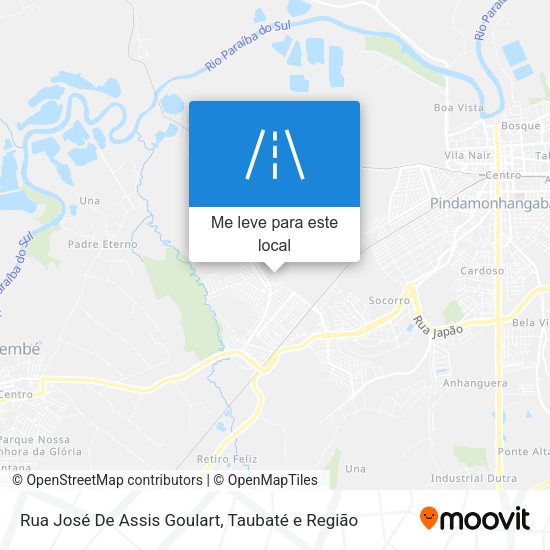 Rua José De Assis Goulart mapa