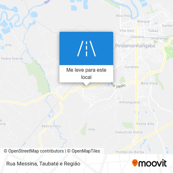 Rua Messina mapa