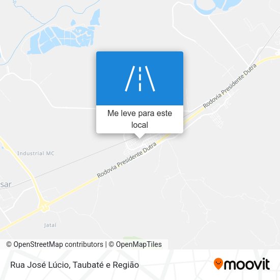 Rua José Lúcio mapa