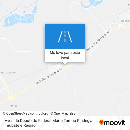 Avenida Deputado Federal Mário Tambo Rindegy mapa