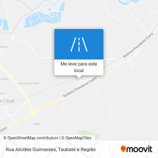 Rua Alcides Guimaraes mapa