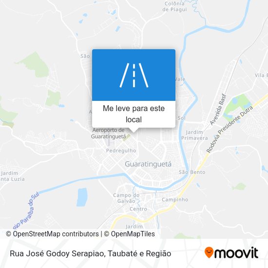 Rua José Godoy Serapiao mapa
