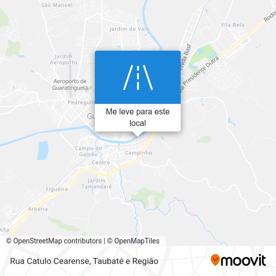 Rua Catulo Cearense mapa