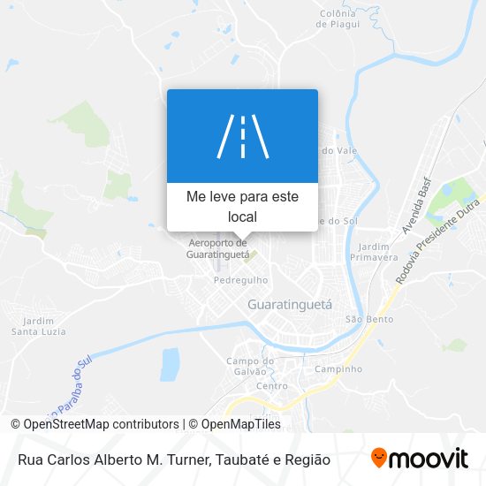 Rua Carlos Alberto M. Turner mapa