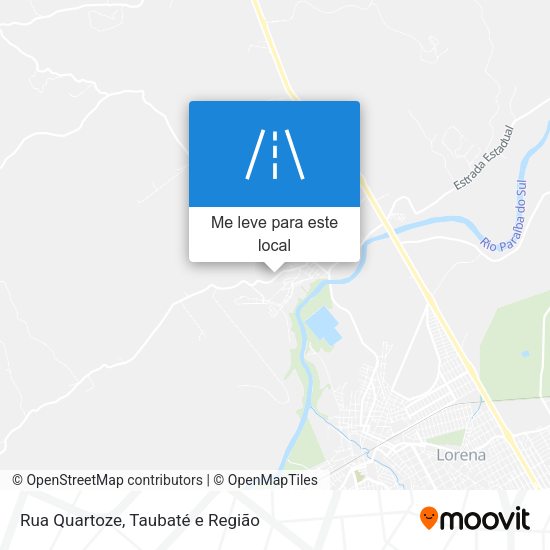 Rua Quartoze mapa