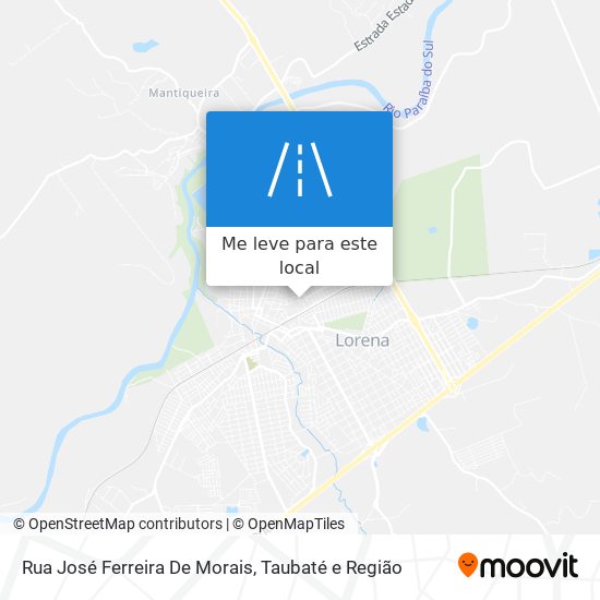 Rua José Ferreira De Morais mapa