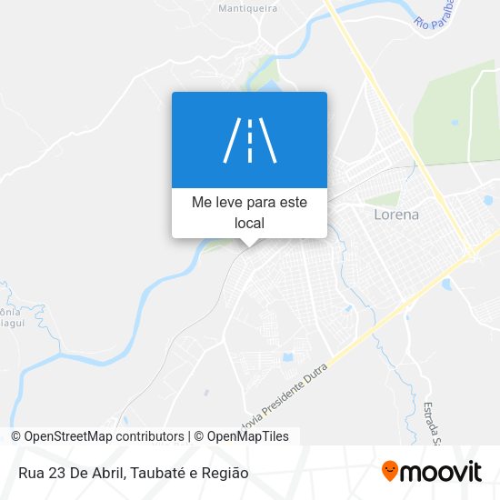 Rua 23 De Abril mapa