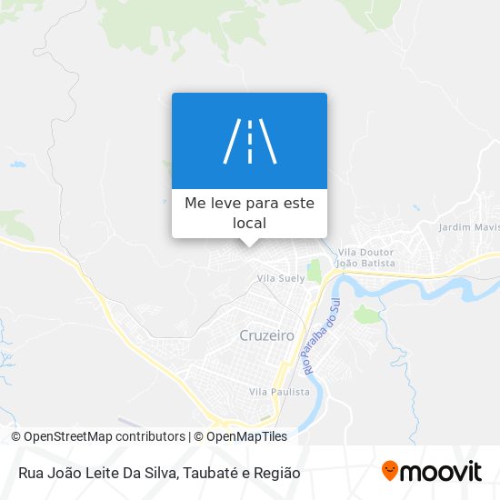 Rua João Leite Da Silva mapa