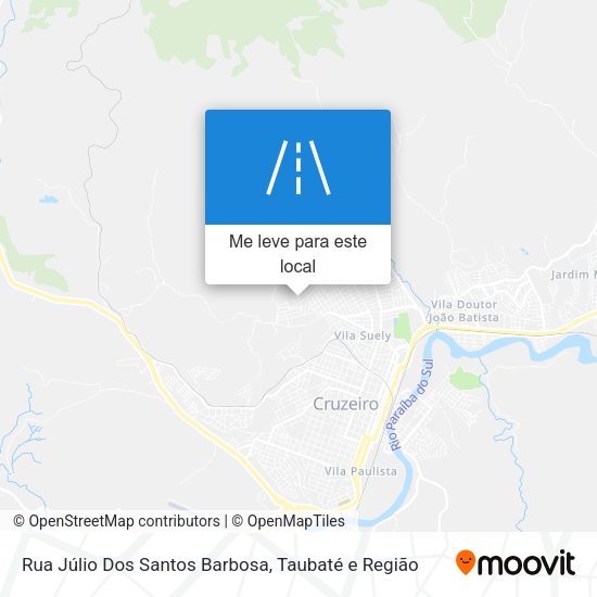 Rua Júlio Dos Santos Barbosa mapa