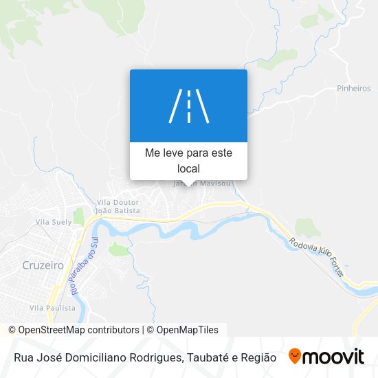 Rua José Domiciliano Rodrigues mapa