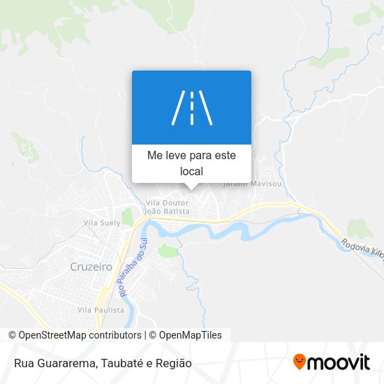 Rua Guararema mapa