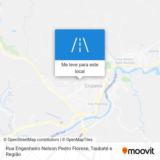 Rua Engenheiro Nelson Pedro Florese mapa