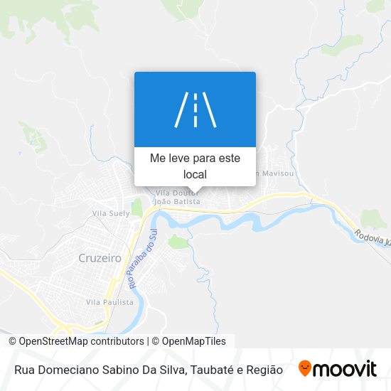 Rua Domeciano Sabino Da Silva mapa