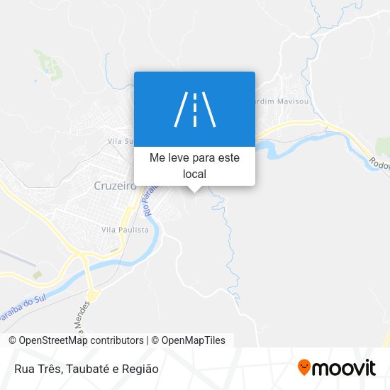 Rua Três mapa