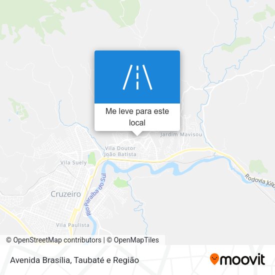 Avenida Brasília mapa