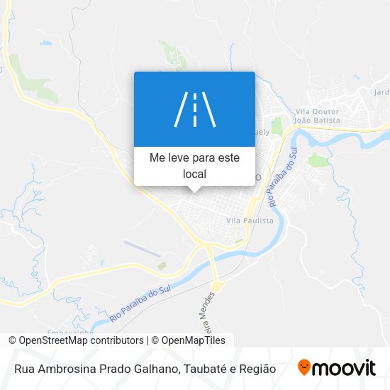 Rua Ambrosina Prado Galhano mapa