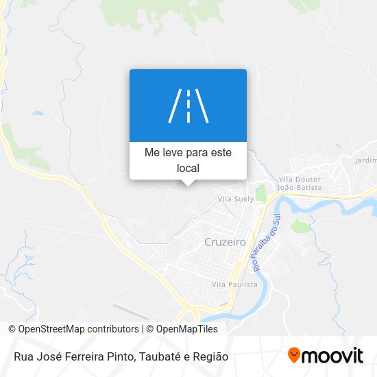 Rua José Ferreira Pinto mapa