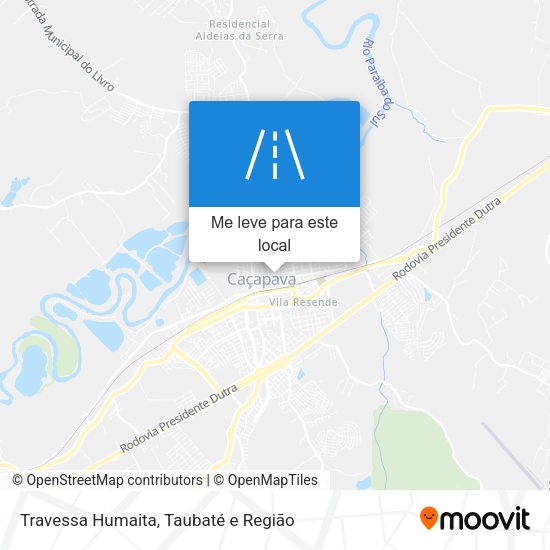 Travessa Humaita mapa