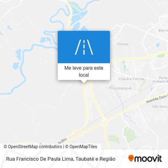 Rua Francisco De Paula Lima mapa
