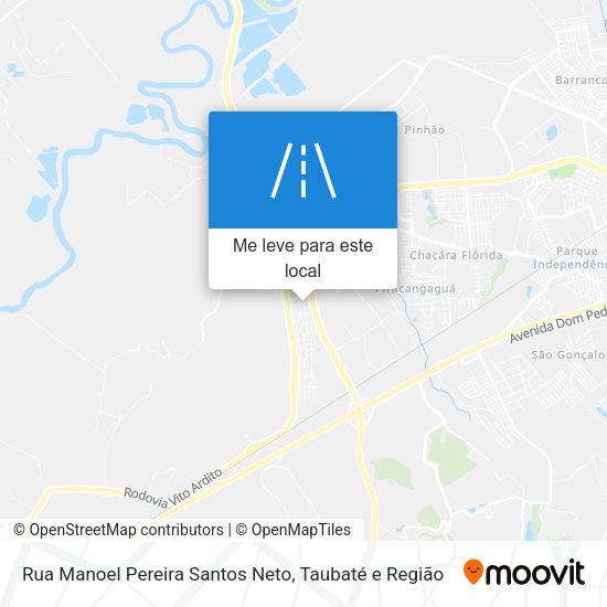 Rua Manoel Pereira Santos Neto mapa