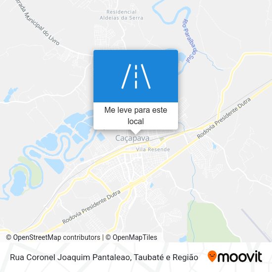 Rua Coronel Joaquim Pantaleao mapa