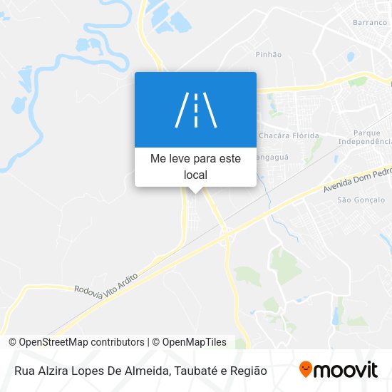Rua Alzira Lopes De Almeida mapa