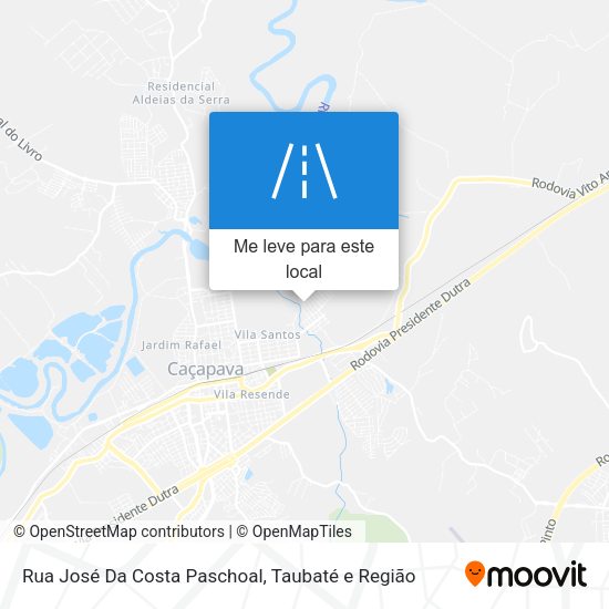 Rua José Da Costa Paschoal mapa