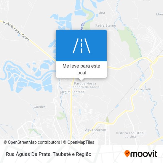 Rua Águas Da Prata mapa
