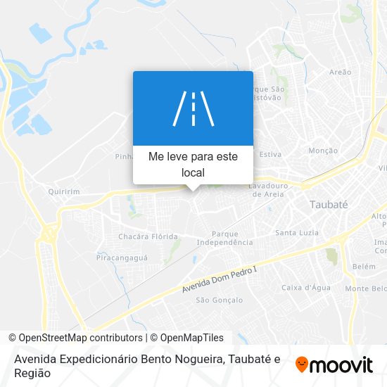 Avenida Expedicionário Bento Nogueira mapa