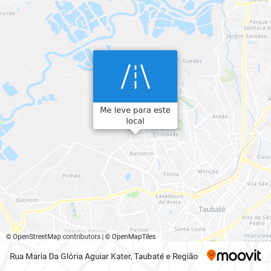 Rua Maria Da Glória Aguiar Kater mapa