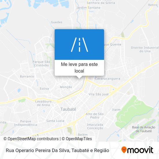 Rua Operario Pereira Da Silva mapa