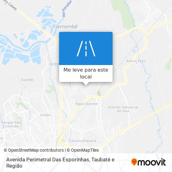 Avenida Perimetral Das Esporinhas mapa