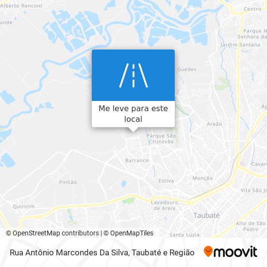 Rua Antônio Marcondes Da Silva mapa