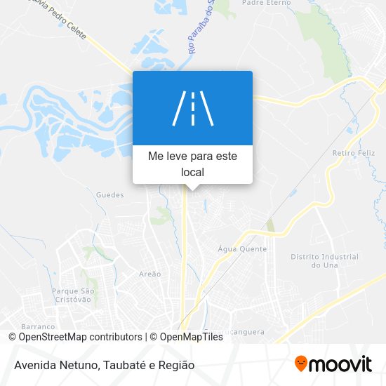 Avenida Netuno mapa