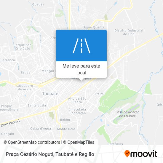 Praça Cezário Noguti mapa