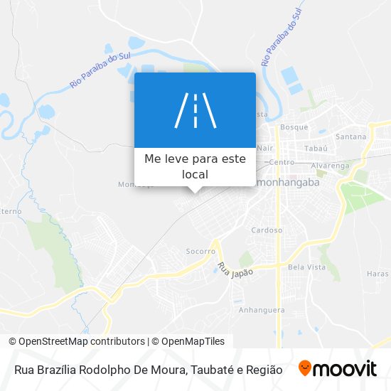 Rua Brazília Rodolpho De Moura mapa