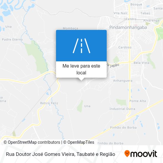 Rua Doutor José Gomes Vieira mapa
