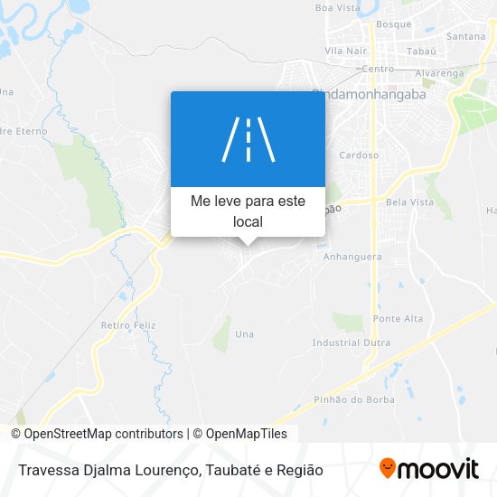 Travessa Djalma Lourenço mapa