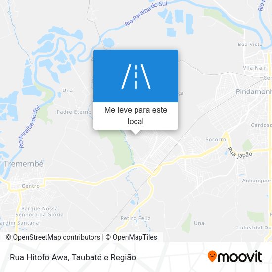 Rua Hitofo Awa mapa