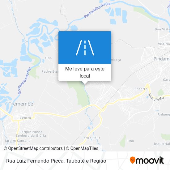 Rua Luiz Fernando Picca mapa