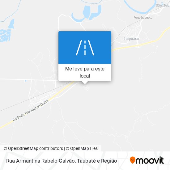 Rua Armantina Rabelo Galvão mapa