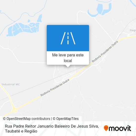 Rua Padre Reitor Januario Baleeiro De Jesus Silva mapa