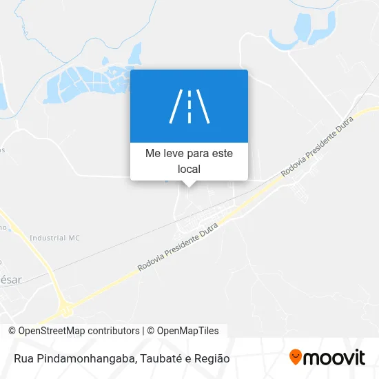 Rua Pindamonhangaba mapa