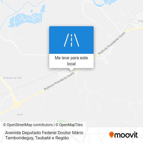 Avenida Deputado Federal Doutor Mário Tamborideguy mapa
