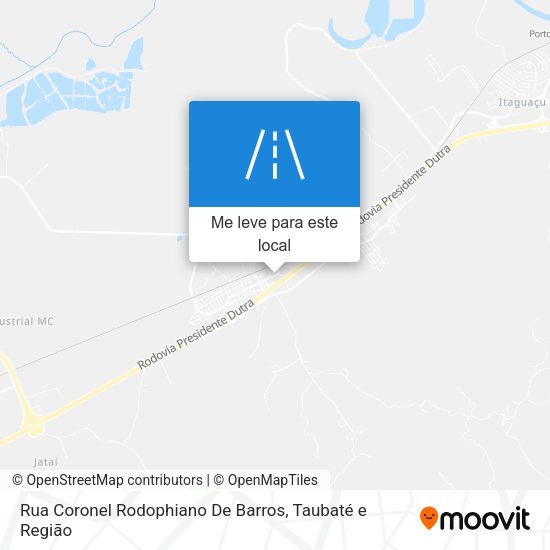 Rua Coronel Rodophiano De Barros mapa