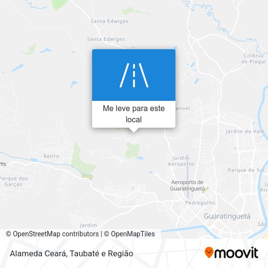 Alameda Ceará mapa