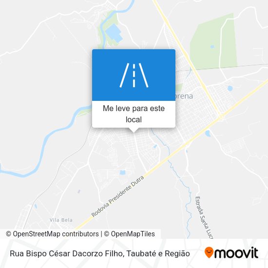 Rua Bispo César Dacorzo Filho mapa